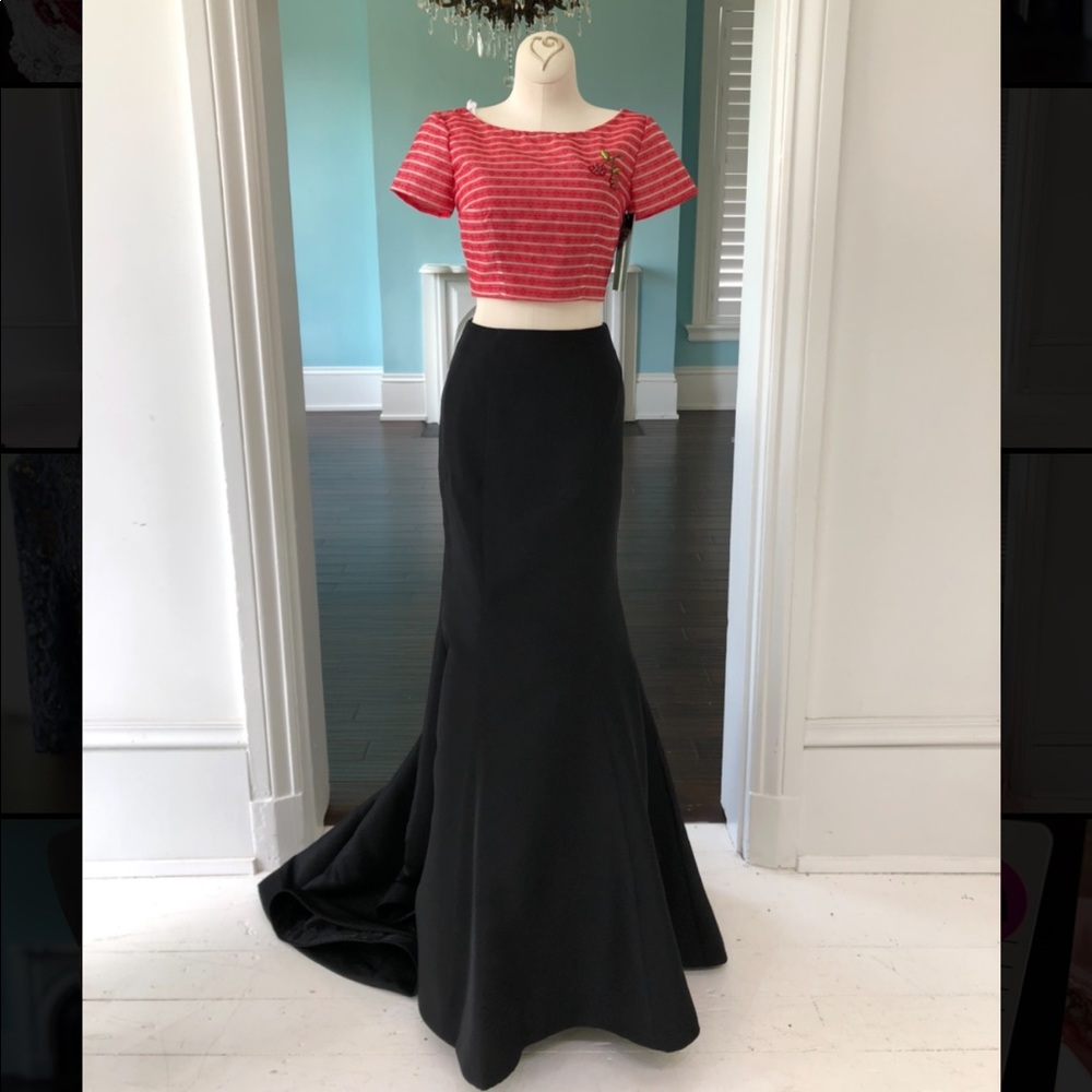 Sherri Hill Retro Prom red prom dress cherry